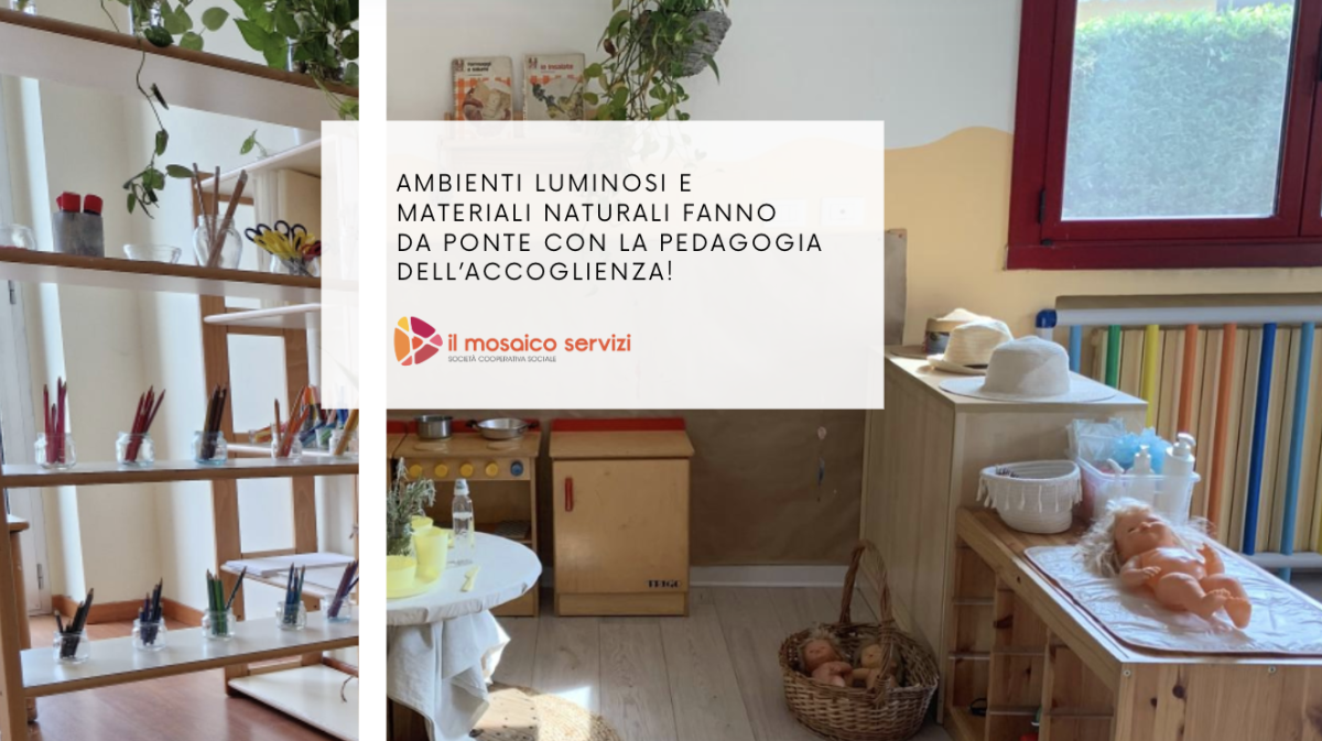 ambienti luminosi e materiali naturali